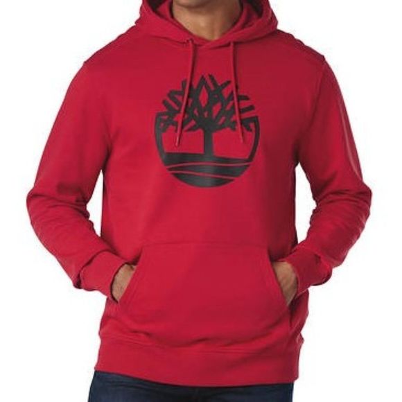 Timberland Other - Timberland Men's Core Regular-Fit Logo Hoodie Red XL NWT